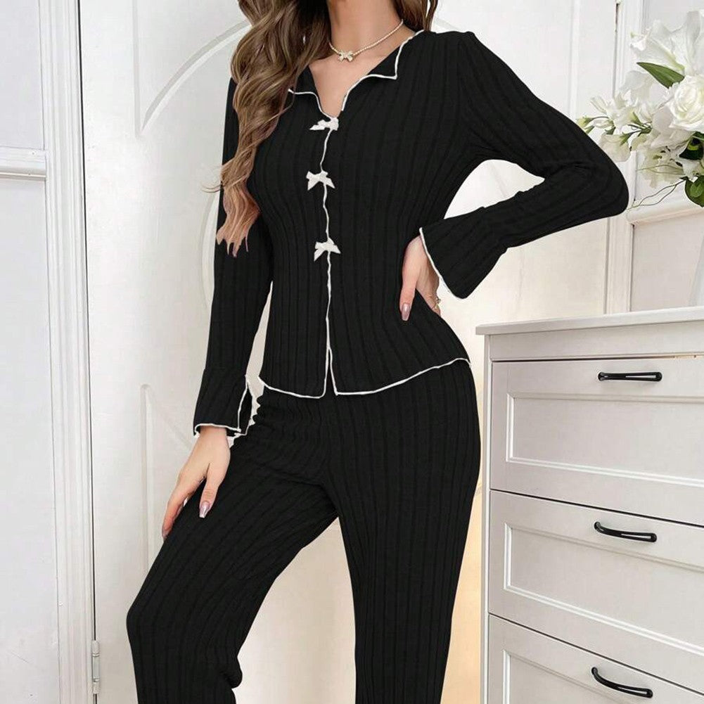 Feel Women's Autumn Winter PJs Cozy Top and Bottoms Ensemble Available Now