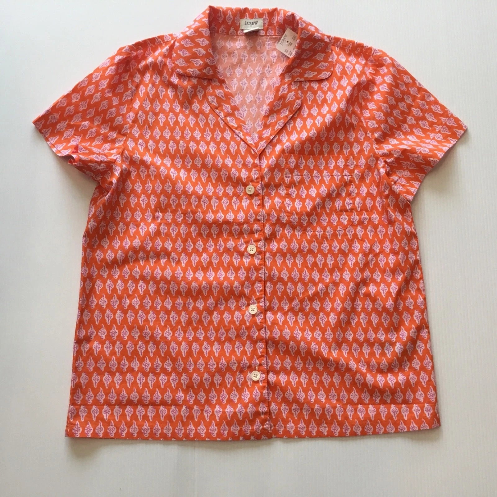 J.Crew Factory Women’s NWT Cotton Short-Sleeve Pant Pajama Set Size: S M L XL