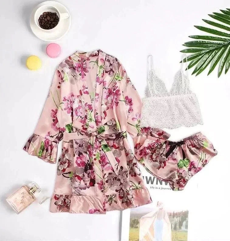 Women Three Pieces Nightwear