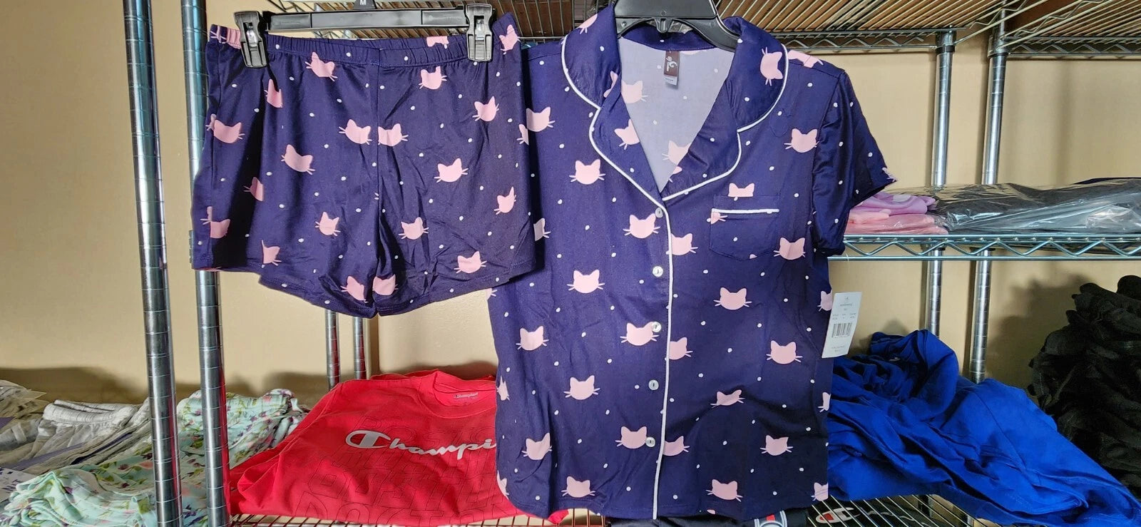 PJ Couture Women's Two Piece Shorts Top Sleepwear Pajama PJ Sets NEW MSRP $38
