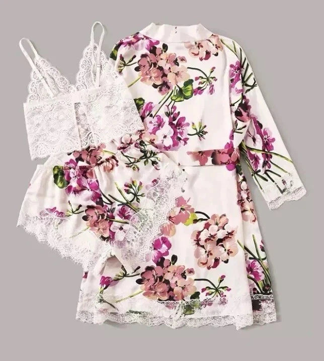 Women Three Pieces Nightwear
