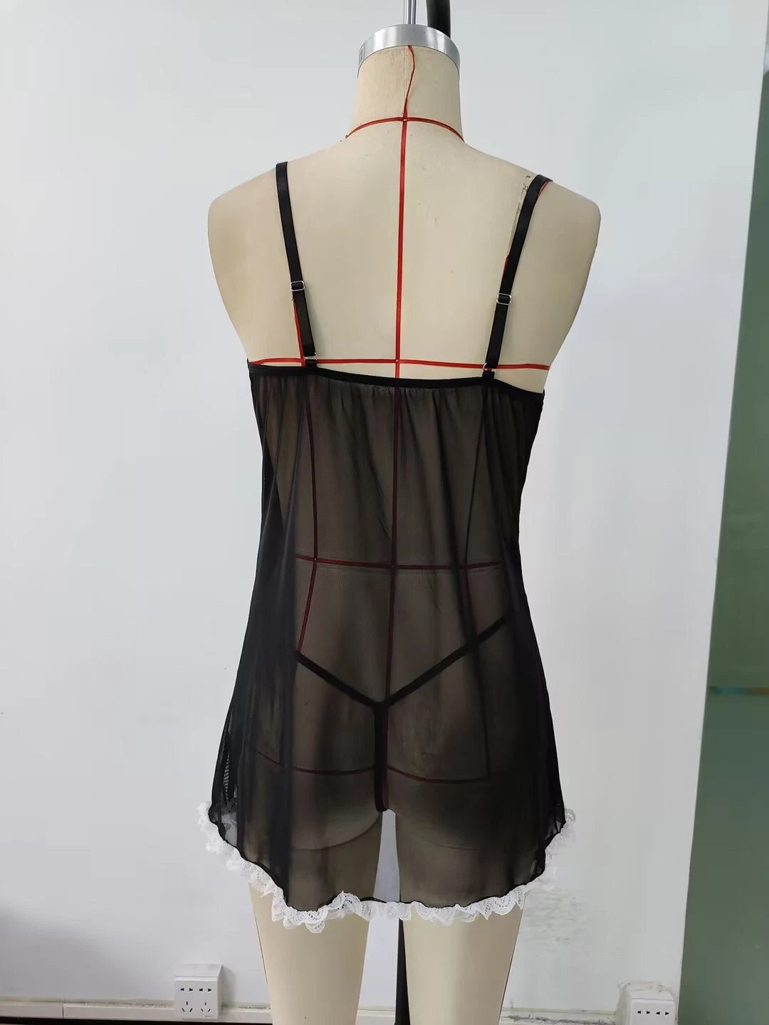 Sexy Lingerie Women Lace Underwear French Maid Nurse Cosplay Babydoll Sleepwear
