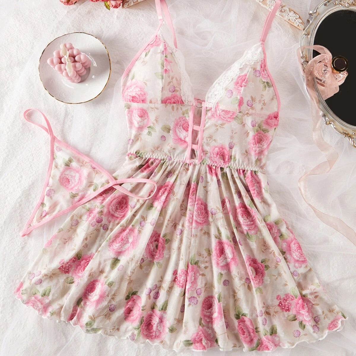 Women Sexy Lingerie Slip Dress Nightwear Underwear Babydoll Sleepwear G-string