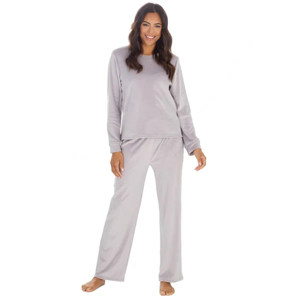 Ladies Super soft Crew Neck Loungewear Pyjama Set Top & Bottoms Size S M L XL
