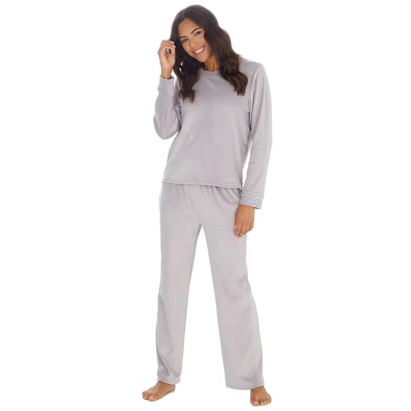 Ladies Super soft Crew Neck Loungewear Pyjama Set Top & Bottoms Size S M L XL