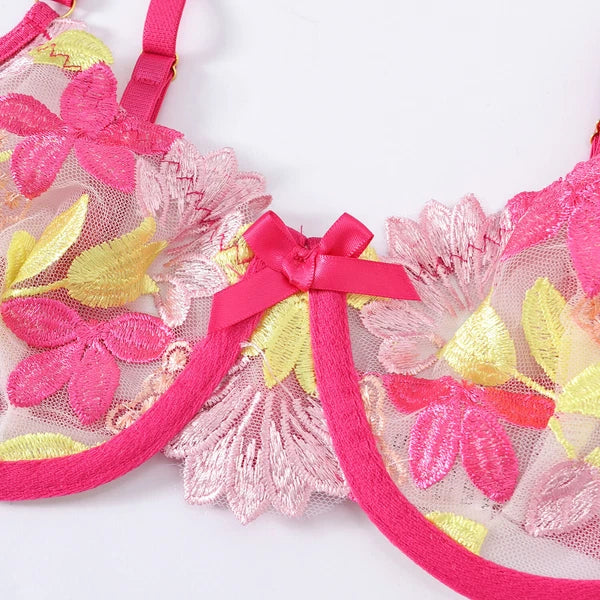 Women Sexy-Lingerie Lace Babydoll Bra G-string Sleepwear Underwear Nightwear US