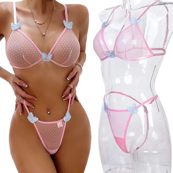 Sexy Lingerie Set Lace Teddy Strap Babydoll Bodysuit Naughty Slutty Sleepwear