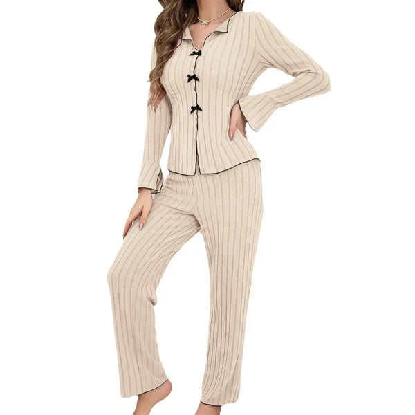 Feel Women's Autumn Winter PJs Cozy Top and Bottoms Ensemble Available Now