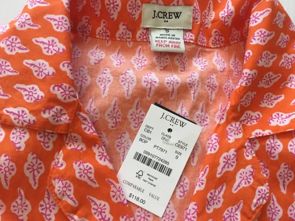J.Crew Factory Women’s NWT Cotton Short-Sleeve Pant Pajama Set Size: S M L XL