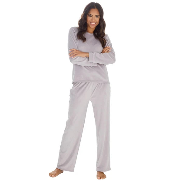 Ladies Super soft Crew Neck Loungewear Pyjama Set Top & Bottoms Size S M L XL