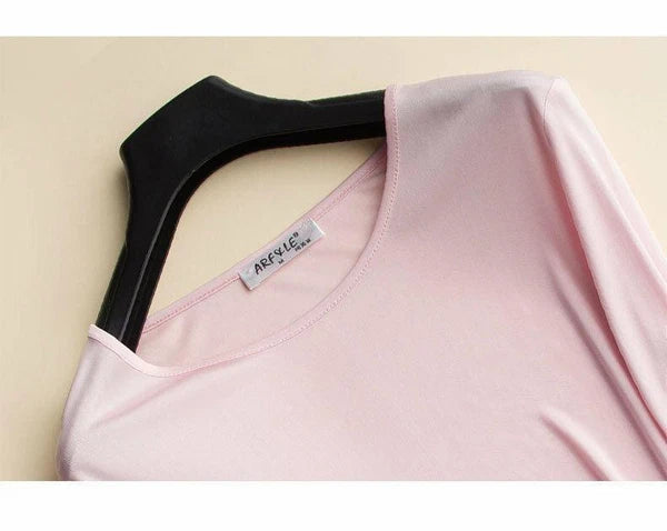 New Women's Silk Thermal Underwear Set Silk Long Johns Top & Bottom TG3S48