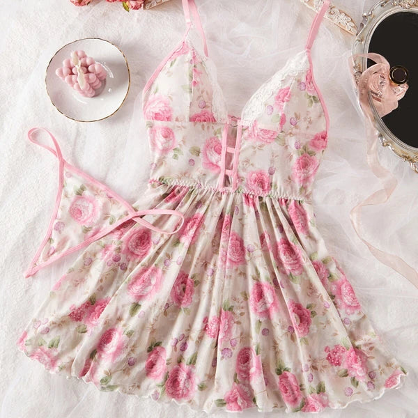 Women Sexy Lingerie Slip Dress Nightwear Underwear Babydoll Sleepwear G-string