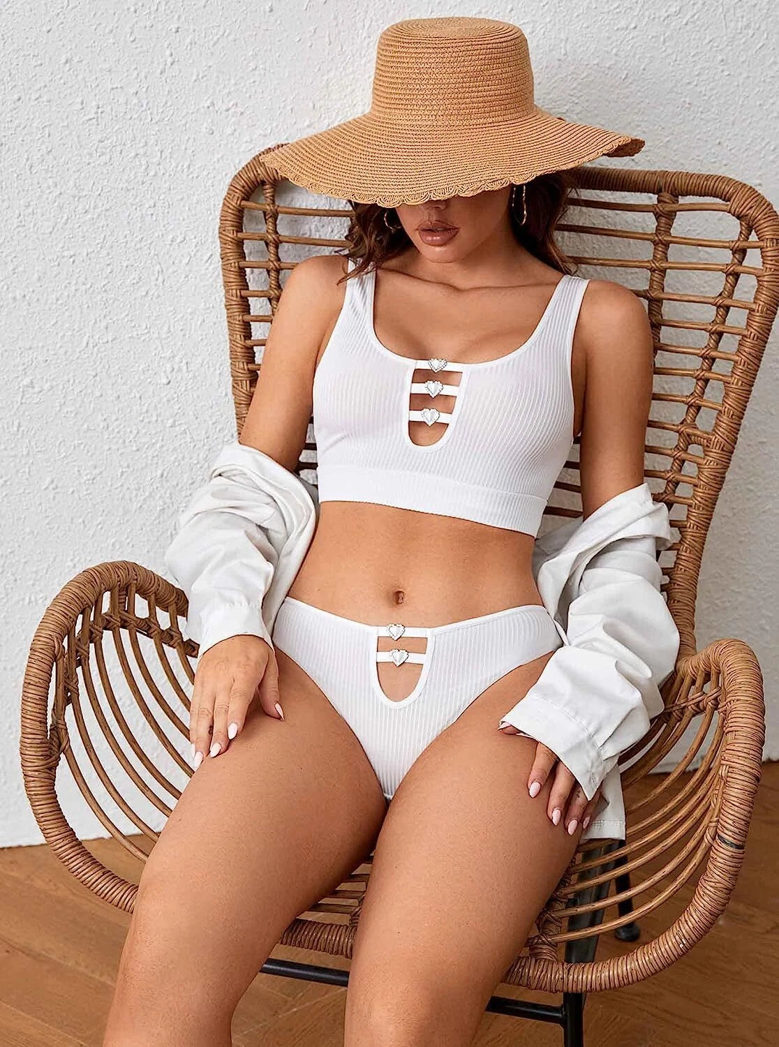 Sexy Bra Panty 2 Pieces Lingerie Sets Soft Pajamas Women's Sexy Sleepwear Bikini