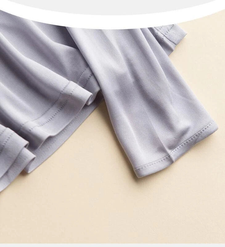 New Women's Silk Thermal Underwear Set Silk Long Johns Top & Bottom TG3S48