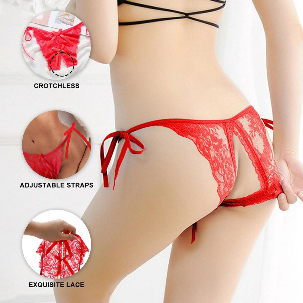 Sexy Women's Lingerie Lace Sleepwear Nightwear Babydoll Underwear Slip Dress Set