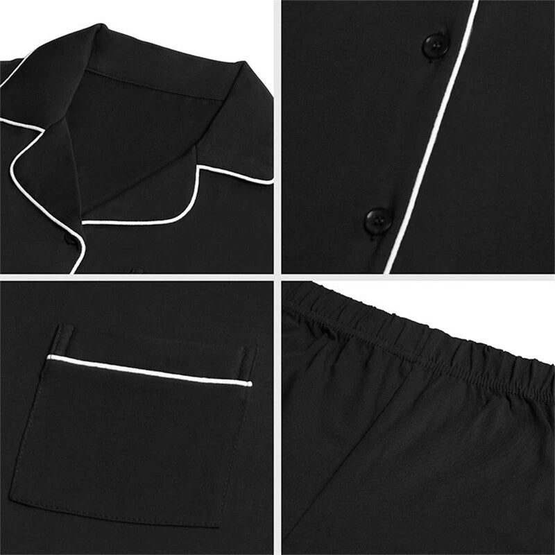 Pajamas Women's Long Sleeve Sleepwear Soft Pj Set