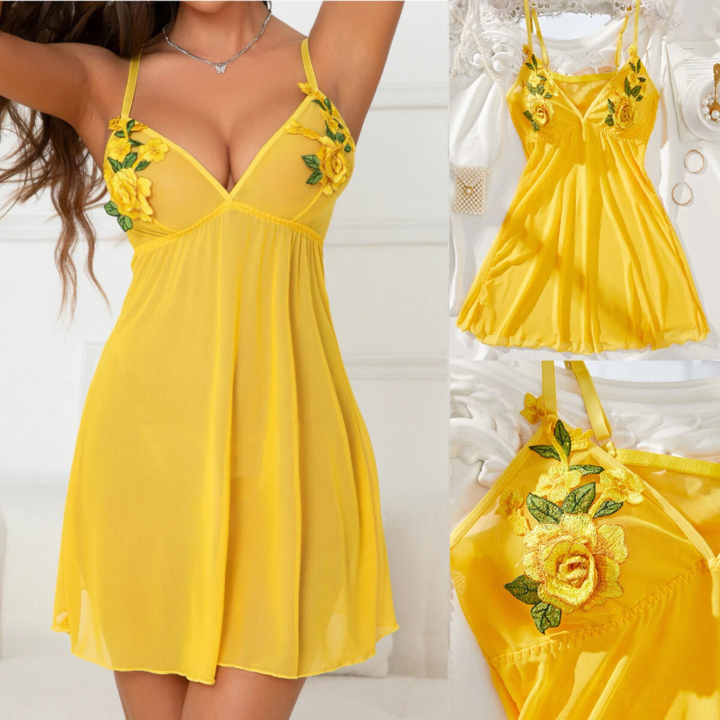 Women Sexy Lingerie Slip Dress Nightwear Underwear Babydoll Sleepwear G-string