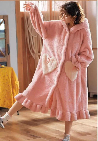 Winter Pajamas Set Women Sleepwear Nightgown Pants Pyjamas Suit Homewear Clothes
