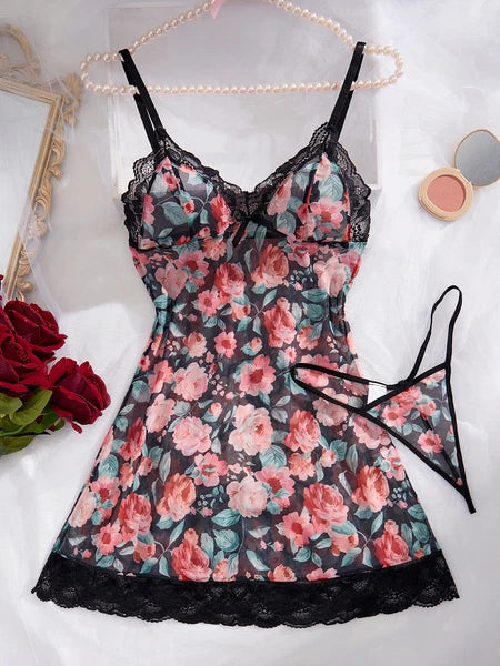 Women Sexy Lingerie Slip Dress Nightwear Underwear Babydoll Sleepwear G-string