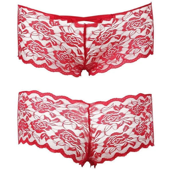 Women Sexy Lingerie Lace Babydoll Thong Nightwear Sleepwear Underwear Dress Set