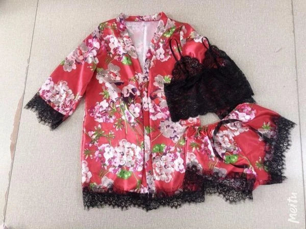 Women Three Pieces Nightwear