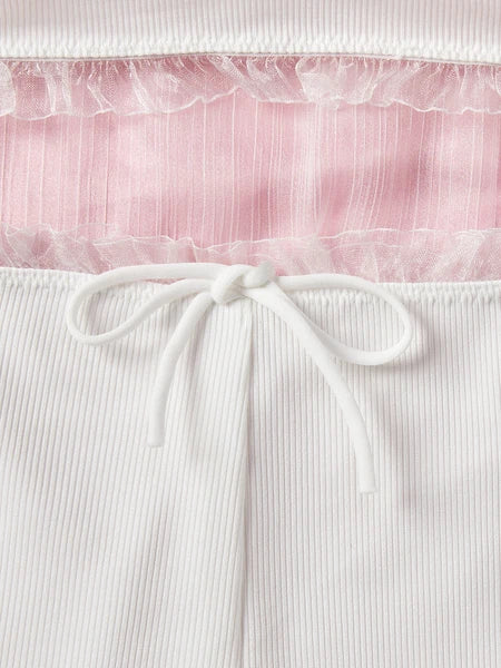 Sexy Lingerie Women Lace Hot Pants Babydoll Nightdress Nightgown Sleepwear Set