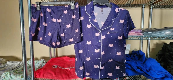 PJ Couture Women's Two Piece Shorts Top Sleepwear Pajama PJ Sets NEW MSRP $38
